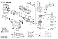 Bosch 3 603 CA2 701 Pws 780-125 Angle Grinder 230 V / Eu Spare Parts
